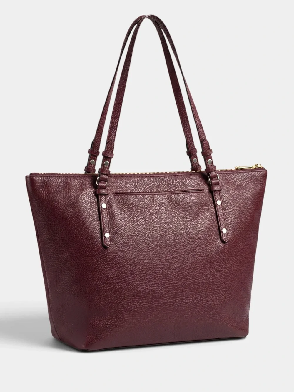 Kate Spade Polly Cherrywood Pebbled Leather Large Tote EUC